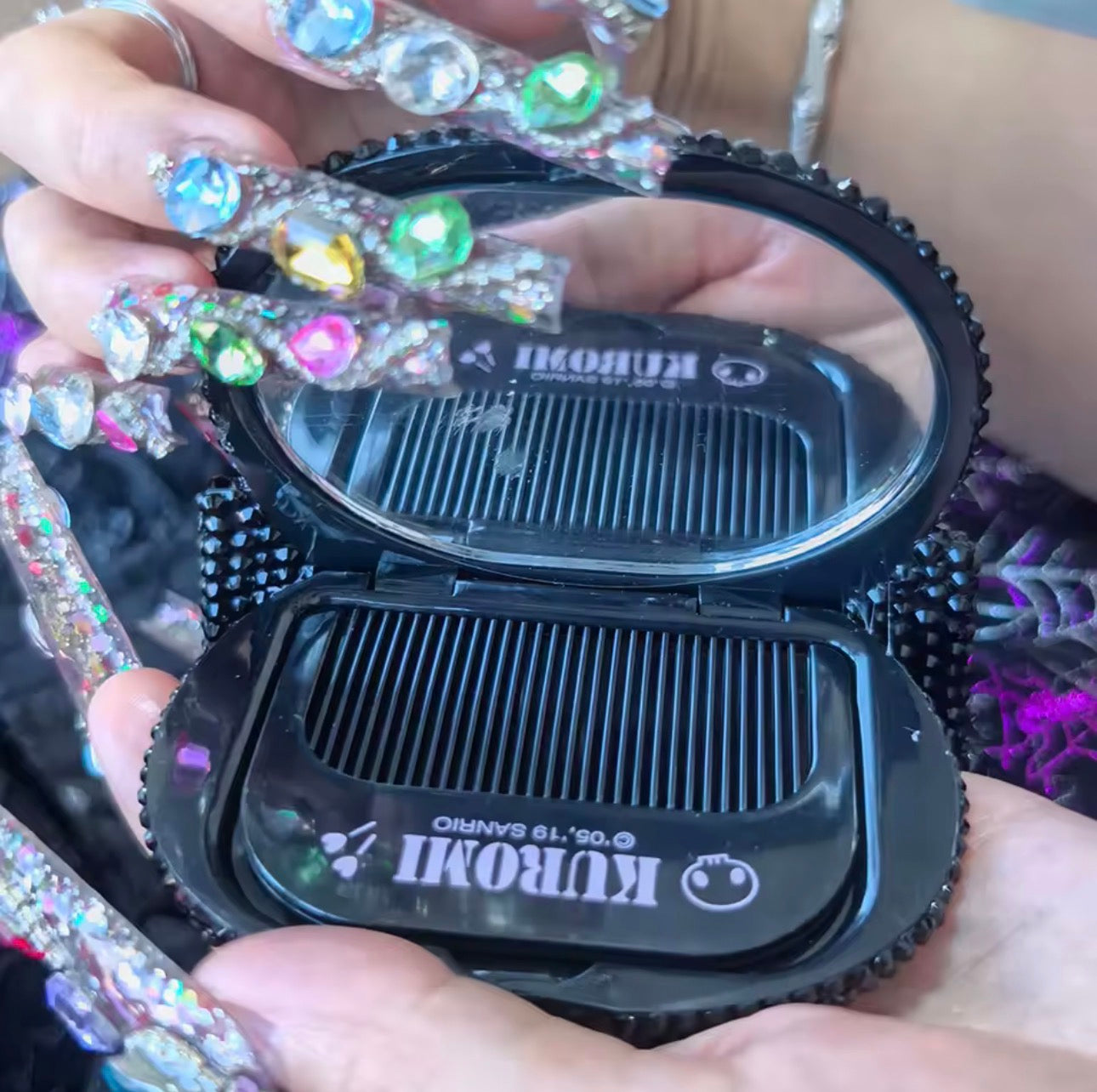 KUROMI RHINESTONE MIRROR